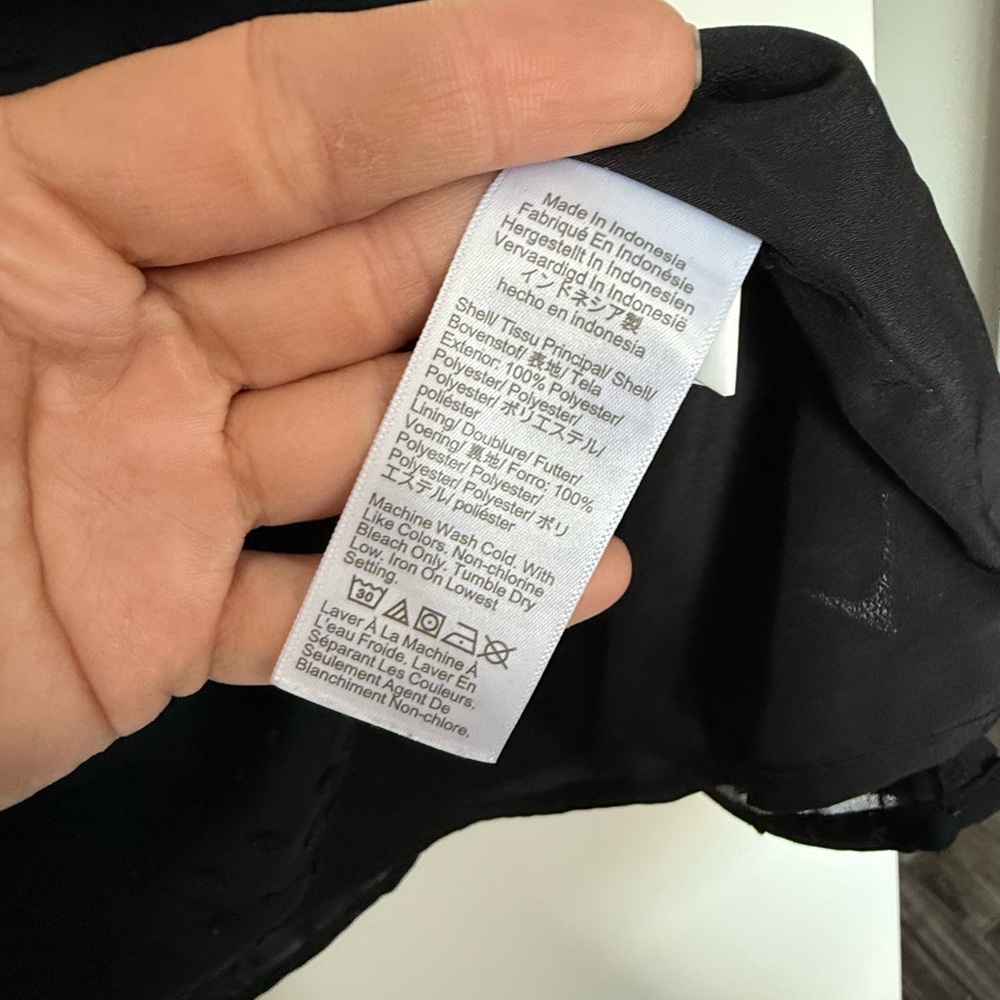 JCrew Black Sleeveless Textured Top - Picture 5 of 5